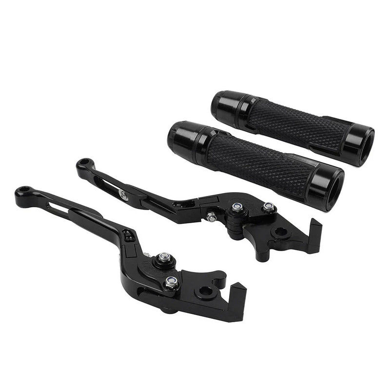 Ducati Panigale Folding Extendable Brake Clutch Lever Grip Set (2012-2019)