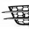 Audi A6 C7 Sedan Honeycomb Style Mesh Fog Light Grille Cover (2012-2015)