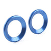 Honda Civic 10th Gen (2016-2021) - Blue 2 x Pcs A Pillar Horn Ring Cover
