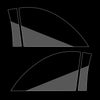 Tesla Model Y Clear Film Front Door Panel Protection (2020-2023)