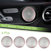 Mercedes Benz C E GLC Class 4pcs Door Speaker Frame Cover Trim (2015-2023)