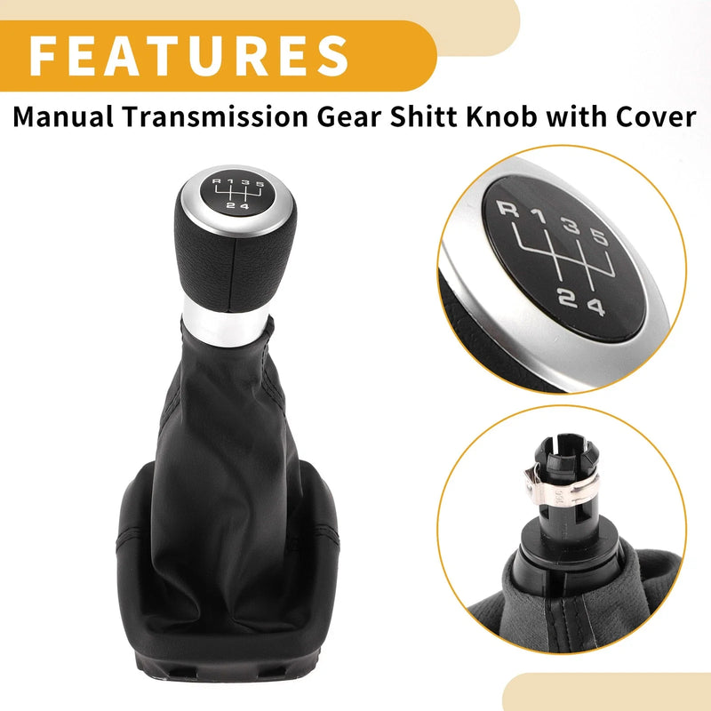 Ford Galaxy 5 Speed Gear Shifter Knob & Cover (2005-2006)