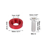 Car Motorcycle 20pcs M6 Fender Bumper Washer Bolt Screw Engine Bay Fastener
