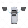 Toyota Hilux SR5 Magnetic Mesh Sun Blind Shades (2015-2025)
