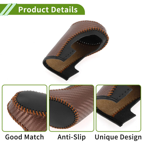 Chevrolet Malibu Brown Carbon Fiber Gear Shift Knob Cover (2016-2023)