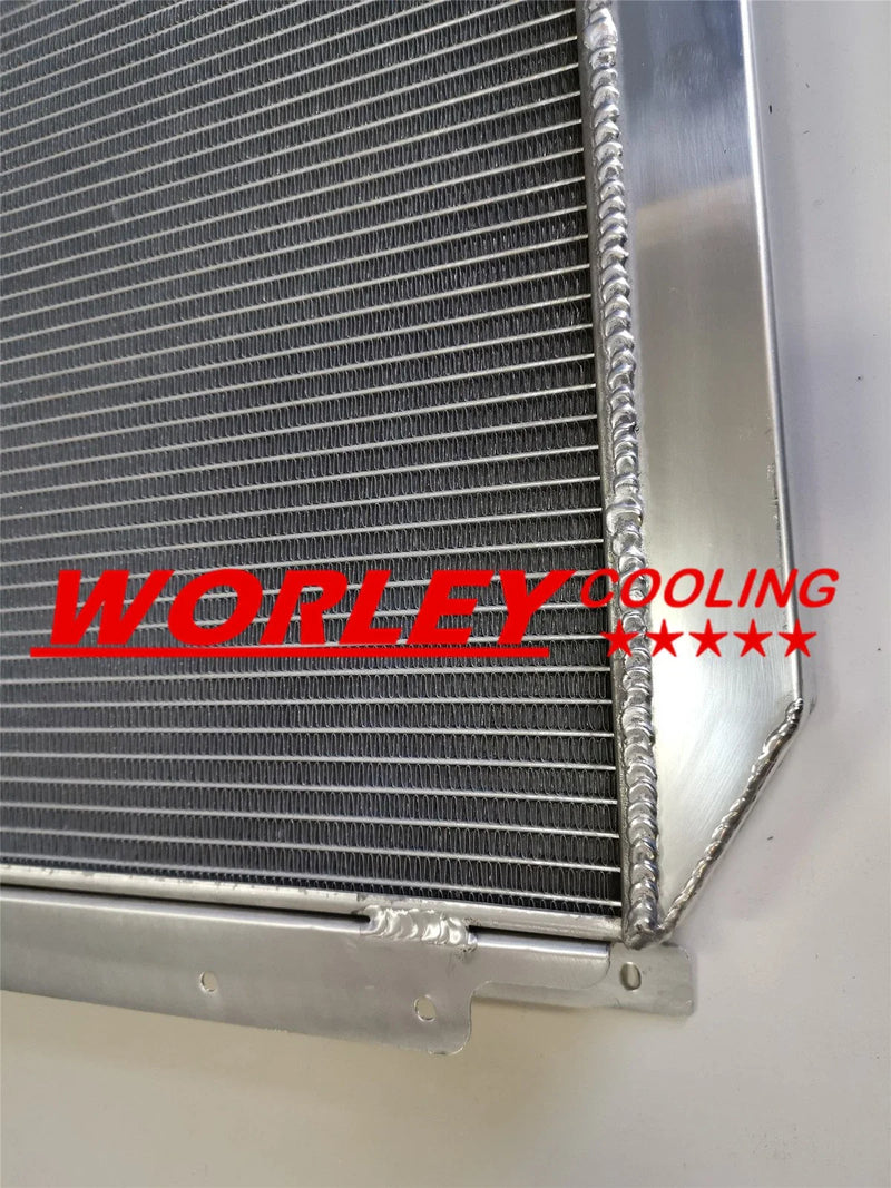 Holden Kingswood HQ HJ HX HZ V8 3 Row Alloy Radiator & 12" Fans (1971-1984)