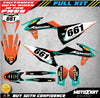 KTM EXC Custom Graphics Kit VITAL Style Stickers (2020-2023)