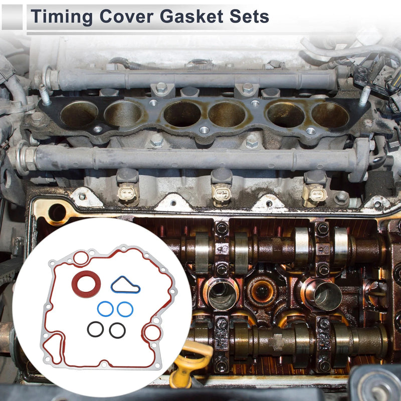 Dodge 3.7L 4.7L Engine Timing Cover Gasket Set