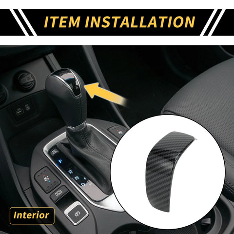 Ford Ranger Carbon Fiber Gear Shift Knob Cover Trim (2023-2024)