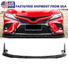 Toyota Camry SE XSE Front Bumper Spoiler Lip Splitter Winglet (2018-2023)