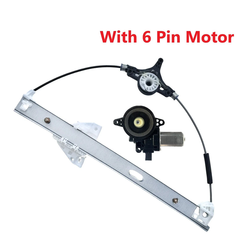 Mazda 6 Front Right Window Regulator W/ 6 Pin Motor (2007–2012)
