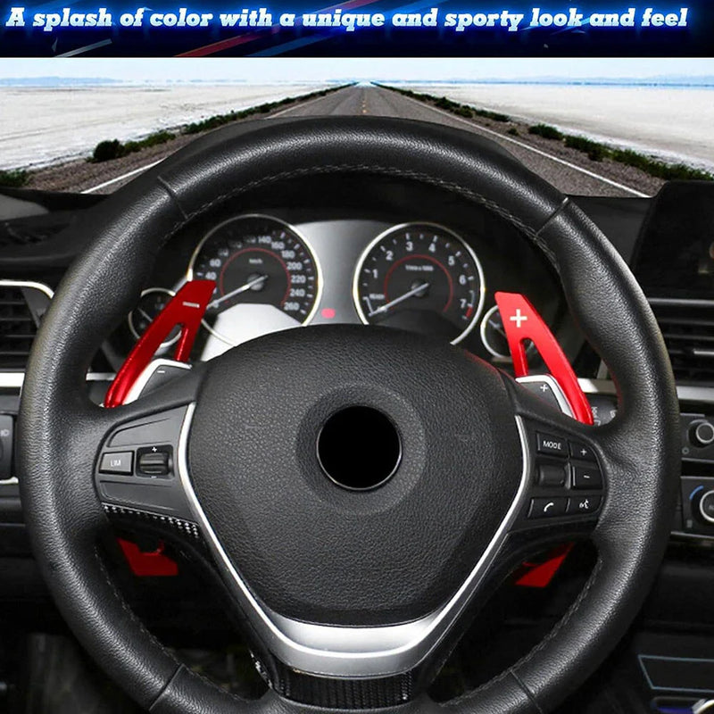 BMW 1 2 3 4 5 6 7 Series Alloy Steering Wheel Paddle Shifter Extension Cover