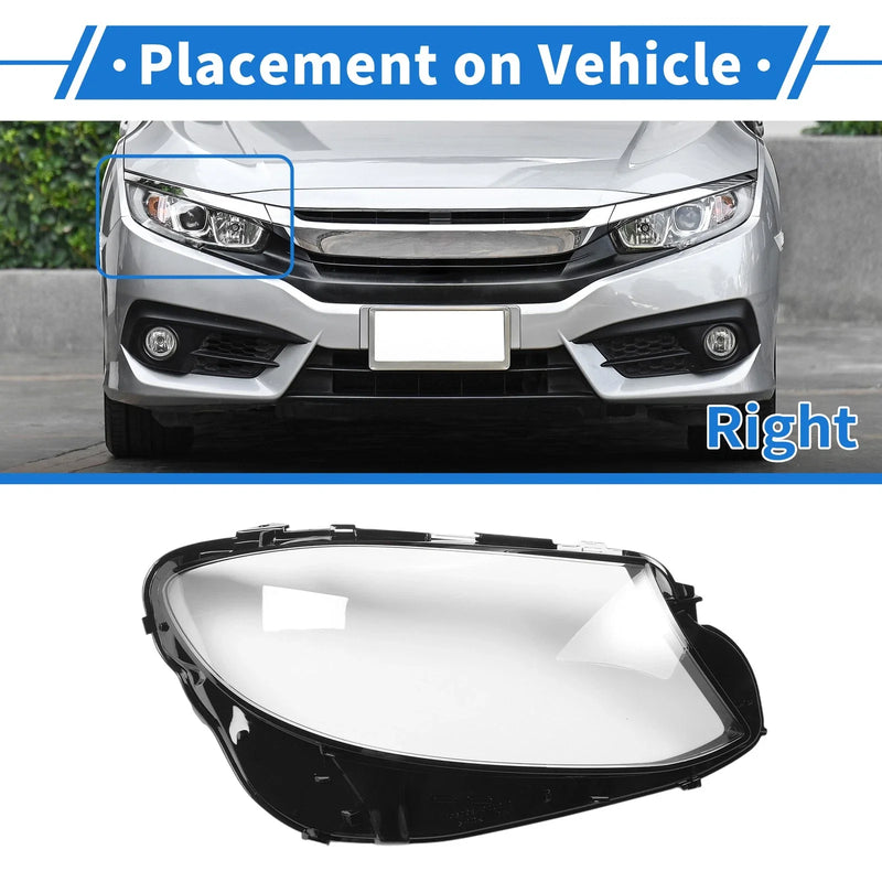 Mercedes-Benz E-Class Car Front Right Headlight Lens Cover (2016-2021)