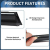 Honda Civic Sedan 2012 (2012) - Side Window Vent Visors Black Window Deflectors