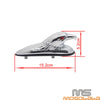 Harley Davidson, Suzuki Motorcycle Front Fender Eagle Head Ornament