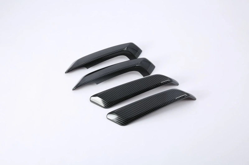 Audi Q5 (2018-2022) 4 x pcs Carbon Fiber Interior Armrest Frame Cover Trim