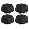 Polaris Sportsman 4Pcs Black Center Wheel Hub Caps (2015–2025)