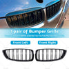 BMW 4 Series F32 F33 F36 M3 F80 M4 Gloss Black Bumper Grille (2014-2020)