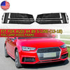 AUDI A4 B9 S-LINE (2016-2018) Bumper Grille 2 x Front Fog Light Covers