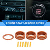 Honda Civic (2022-2024) - 4 Pcs AC Engine Start Switch Knob Cover Ring