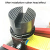 1x Rubber Slotted Rail Adapter Floor Jack Guard Protector Pad Frame Black