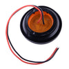Car Truck 2" 12V LED Amber Round Side Marker Lights