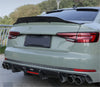 Audi B9 A4 S4 Sedan Rear Unpainted Spoiler Wing Highkick Duckbill (2017-2024)