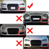 Audi A6 C7 (2014-2018) Black Chrome Right Front Bumper Lower Grille