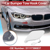 BMW 320i (2016-2018) - White 1 Pc Front Tow Hook Cover
