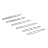 Mercedes-Benz R172 6 x Chrome Silver Front Bonnet Vent Grill Trim Fins (2011-2020)