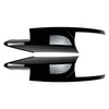 BMW 5 Series F10 F11 M5 Front Side Corner Splitter Spoilers (2011-2017)