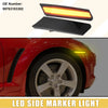 Porsche 997 (Amber, Black) - 1 Pair LED Side Marker Light