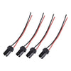 Car 4 x 12V Light Bulb Socket Harness Pigtail Plug Connector Adapter