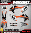 KTM SX 2016-2018 - TITAN Style Sticker Kit Australia Graphics Kit