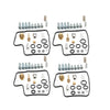 Honda VF700C VF700F VF750F 4X Carburetor Repair Kit (1983-1986)
