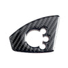 Audi TT TTRS Black Carbon Fiber Interior Door Lock Button Cover Trim (2008-2014)