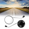 M8 M8 Rear View Mirrors Handlebar Mirrors Silver Tone Black Iron