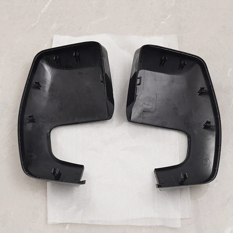 Ford Transit Custom Glossy Black Rear View Mirror Cover Caps (2012-2023)