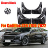Cadillac CT6 Glossy Black Mud Flaps (2016–2022)