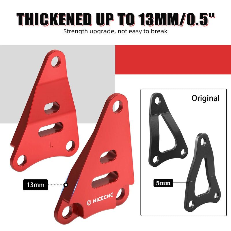 Yamaha YFZ450R 3 x Engine Stay Mount Brackets (2009-2025)