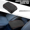 Toyota Corolla Carbon Fiber Pattern Black Armrest Seat Box Cover