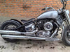 Yamaha Dragstar 1100 XVS1100 Black Rear Fender Mudguard (2000-2007)