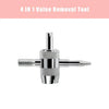 Car Motorcycle Tire Valve Core Tool Set Nickel-Plated