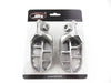 Yamaha XT550 82-83 Silver Foot Pegs Set (Left & Right Pair)