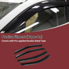 Mazda 6 Sedan 2014-2021 Side Vent Visors Black 1 Set Window Deflectors
