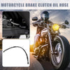 Set 40cm 15.75" Motorcycle Brake Clutch Oil Hose Clutch Throttle Pipe Black
