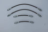 FJ40 FJ45 (8 / 80 - 9 / 84) 2" or 4" Lift Braided Brake Hose Set (4)