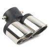 Universal Vehicles Dual Stainless Steel Rear Exhaust Pipe Tail Muffler Tip