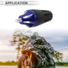 8mm Aluminum Alloy Plastic Motorcycle Slider Frame with Bolt Blue 1 Set