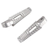 Suzuki GSXR1000 (2005-2014) Silver 2 x Rear Foot Pegs Footrests Kit